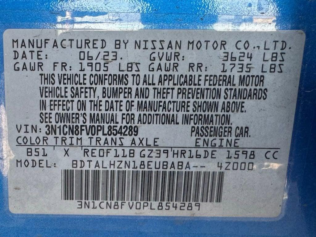 used 2023 Nissan Versa car, priced at $16,998