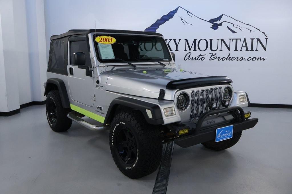 used 2003 Jeep Wrangler car, priced at $8,998