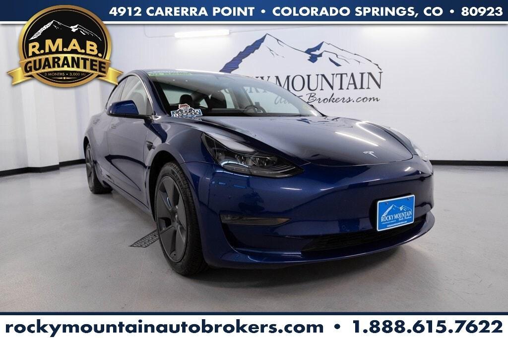 used 2022 Tesla Model 3 car, priced at $29,188