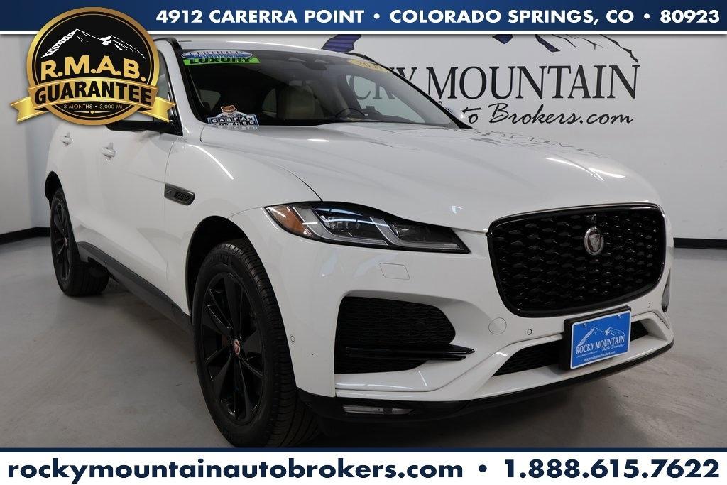 used 2021 Jaguar F-PACE car, priced at $34,500