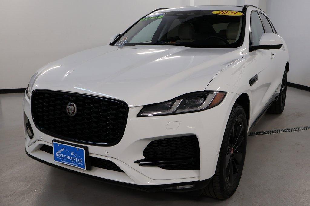 used 2021 Jaguar F-PACE car, priced at $34,500