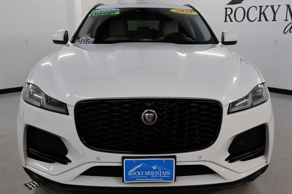 used 2021 Jaguar F-PACE car, priced at $34,500