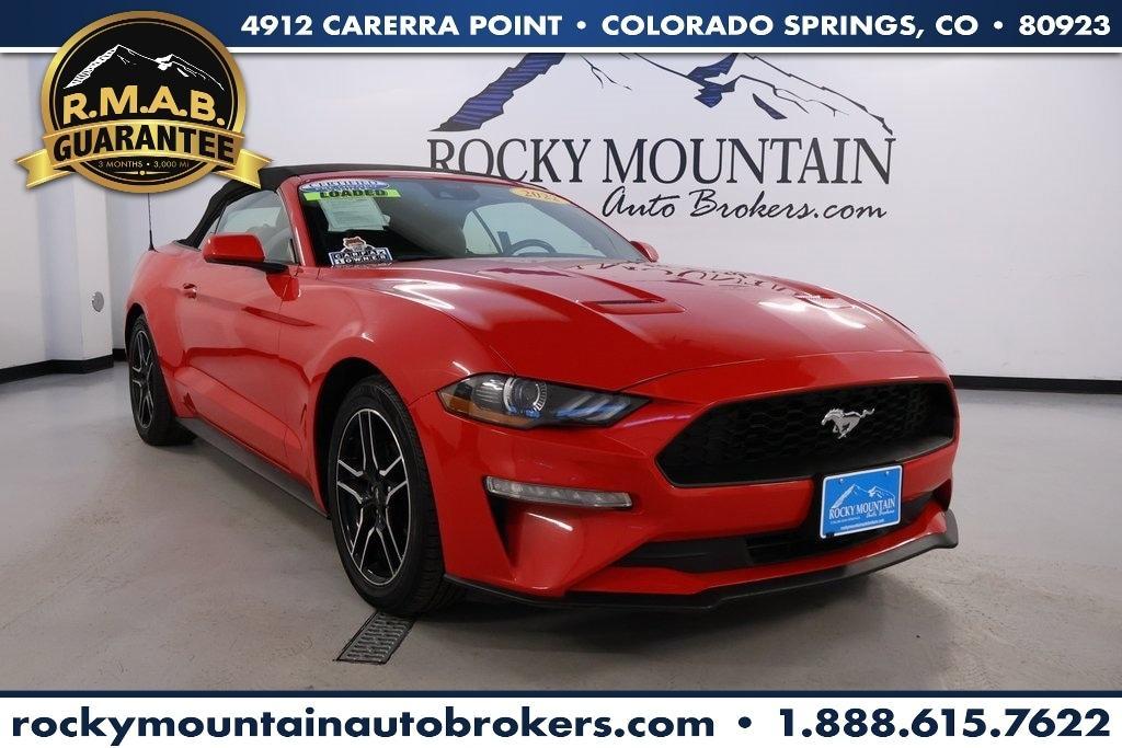 used 2022 Ford Mustang car, priced at $20,998