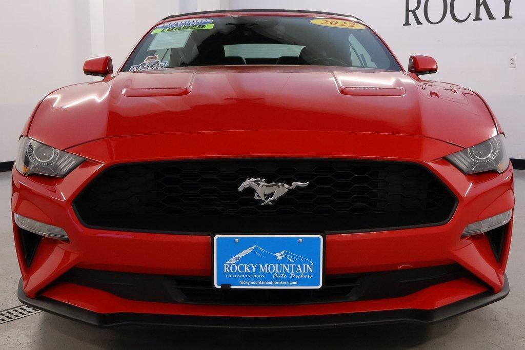 used 2022 Ford Mustang car, priced at $20,998