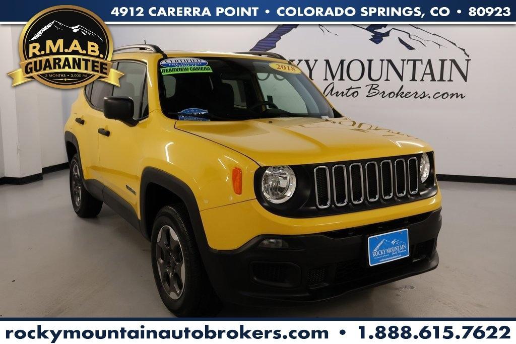 used 2018 Jeep Renegade car, priced at $14,598