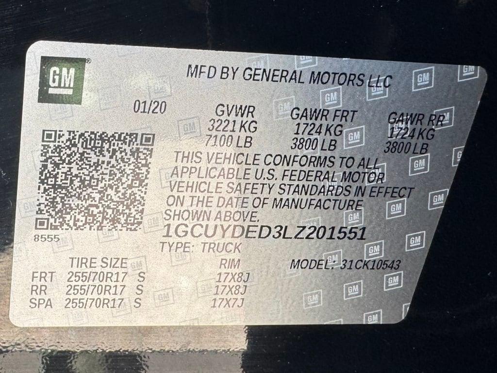 used 2020 Chevrolet Silverado 1500 car, priced at $30,998