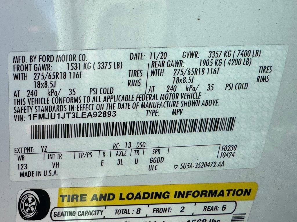 used 2020 Ford Expedition car, priced at $31,998