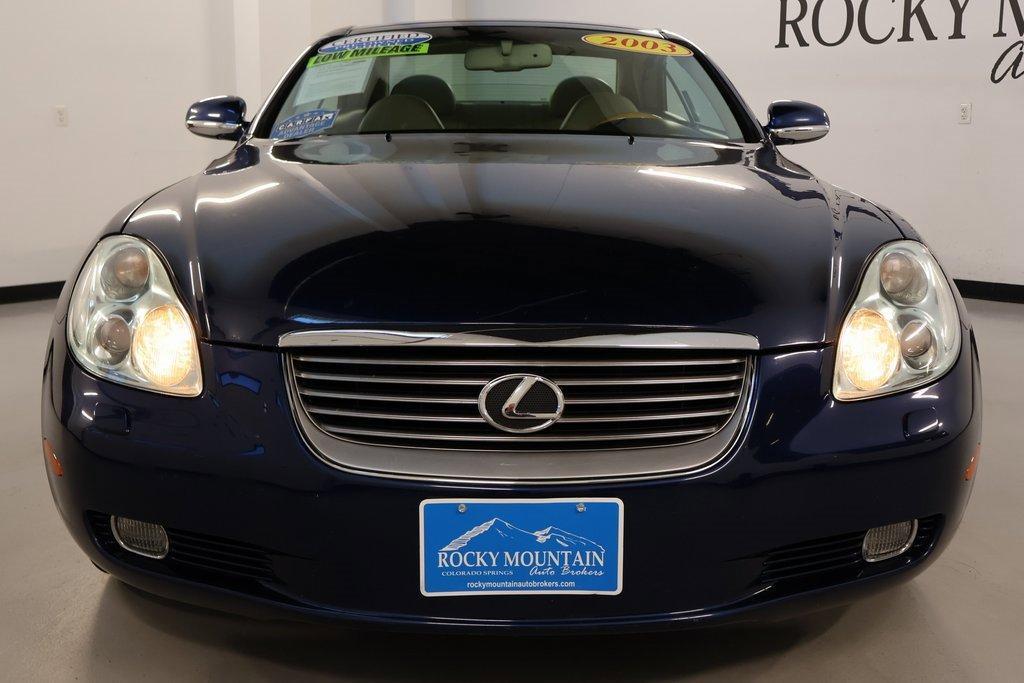 used 2003 Lexus SC 430 car, priced at $20,000