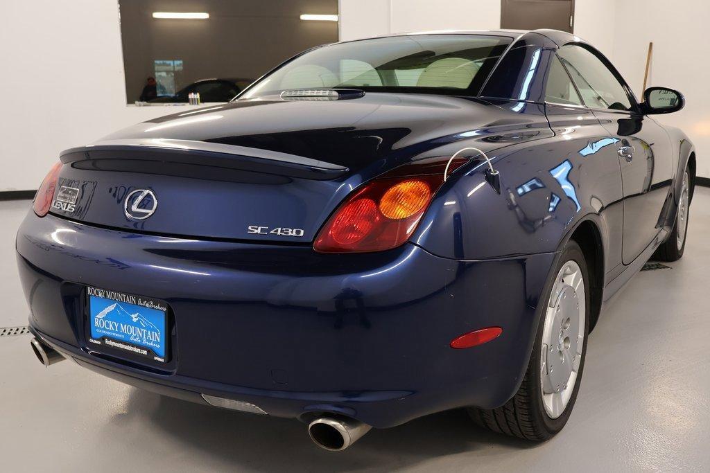 used 2003 Lexus SC 430 car, priced at $20,000