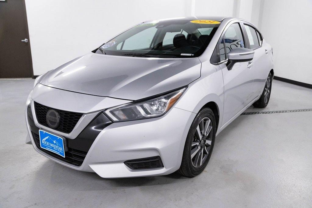 used 2021 Nissan Versa car, priced at $16,000