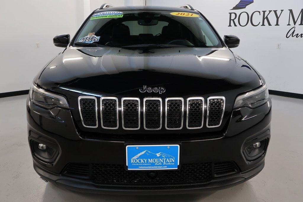 used 2021 Jeep Cherokee car, priced at $21,898