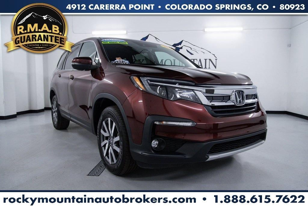 used 2021 Honda Pilot car, priced at $28,100