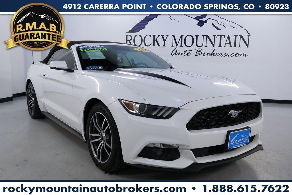 used 2017 Ford Mustang car, priced at $18,998