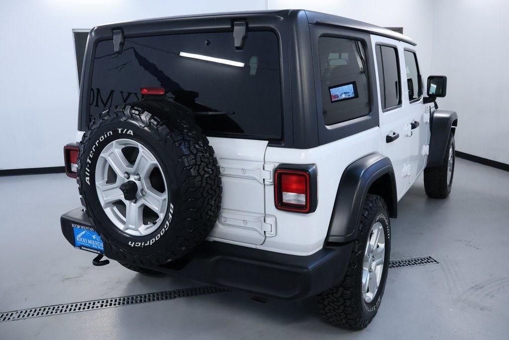 used 2020 Jeep Wrangler Unlimited car, priced at $23,499