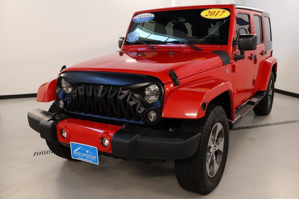 used 2017 Jeep Wrangler Unlimited car, priced at $23,498