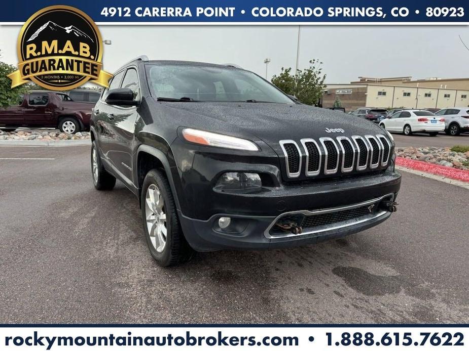 used 2015 Jeep Cherokee car, priced at $15,459