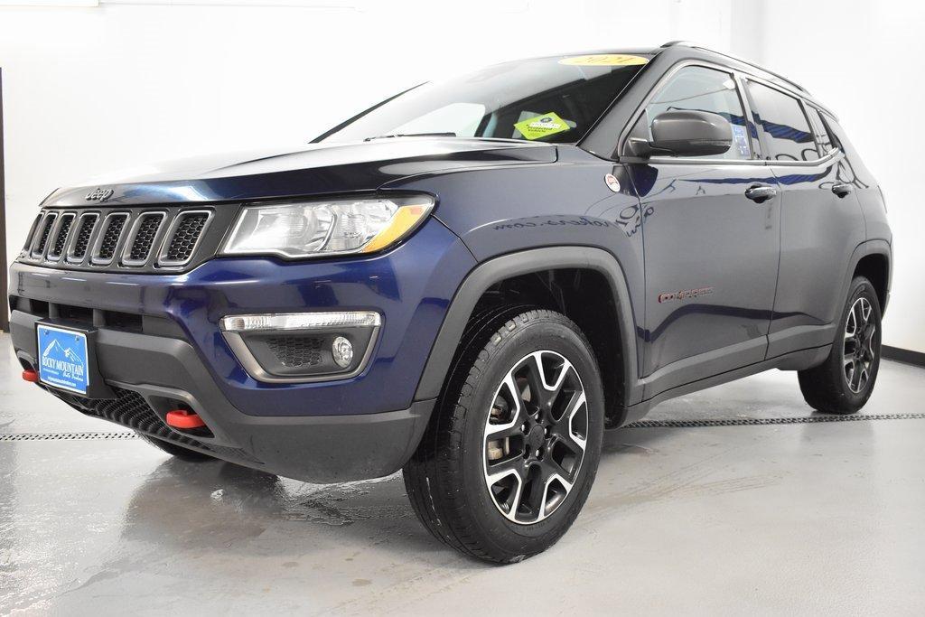 used 2021 Jeep Compass car, priced at $21,389