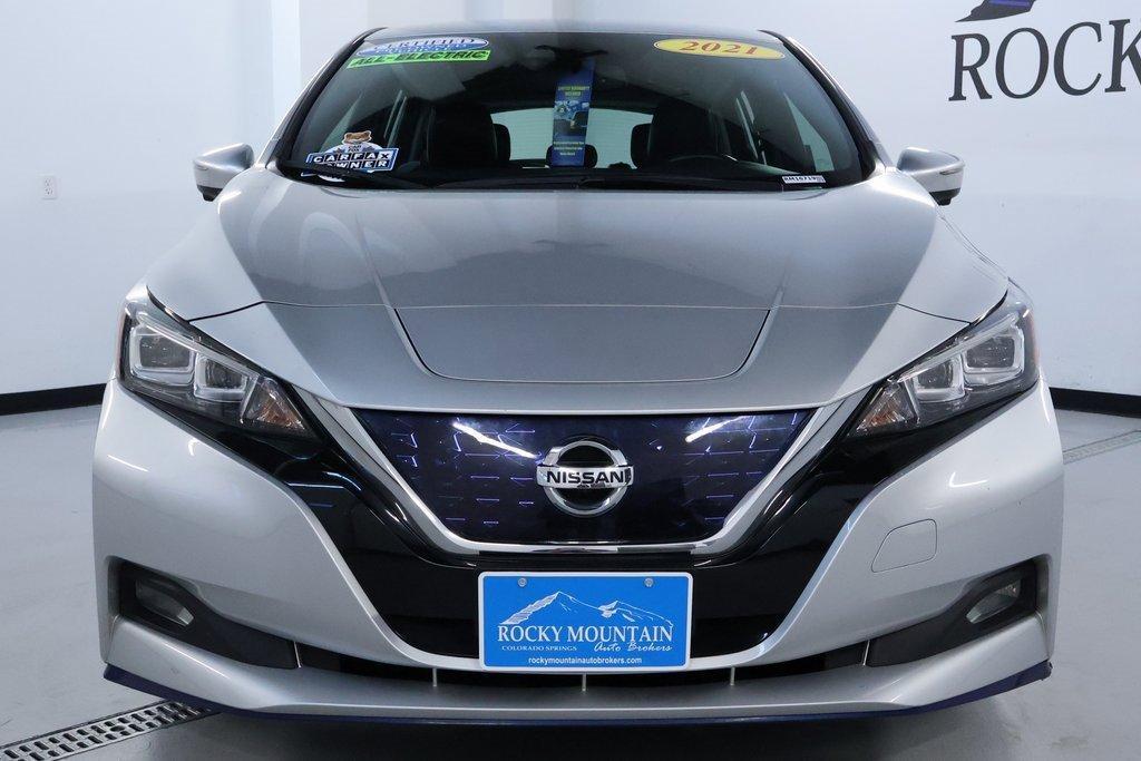 used 2021 Nissan Leaf car, priced at $17,625