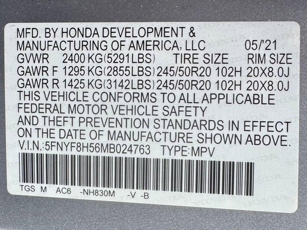 used 2021 Honda Passport car, priced at $22,998