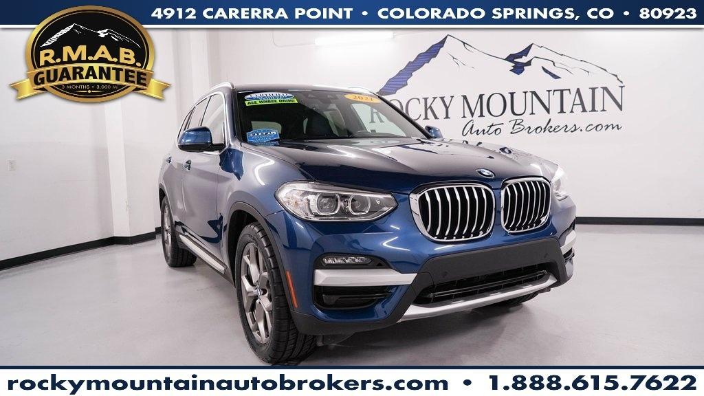 used 2021 BMW X3 car, priced at $33,050