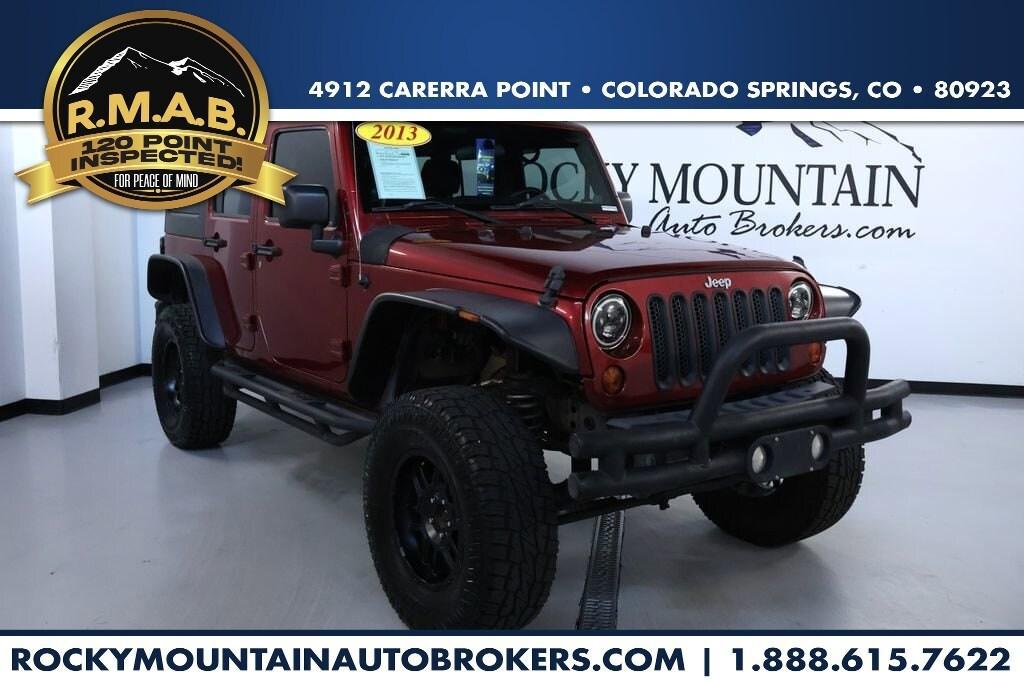 used 2013 Jeep Wrangler Unlimited car, priced at $17,498