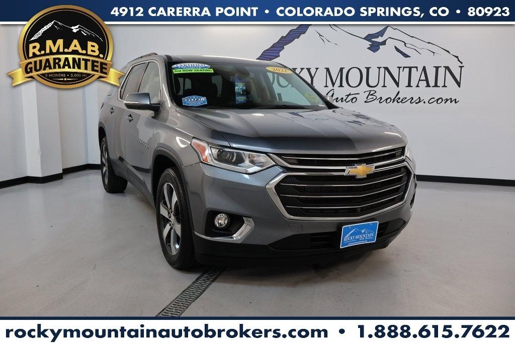 used 2021 Chevrolet Traverse car, priced at $29,963