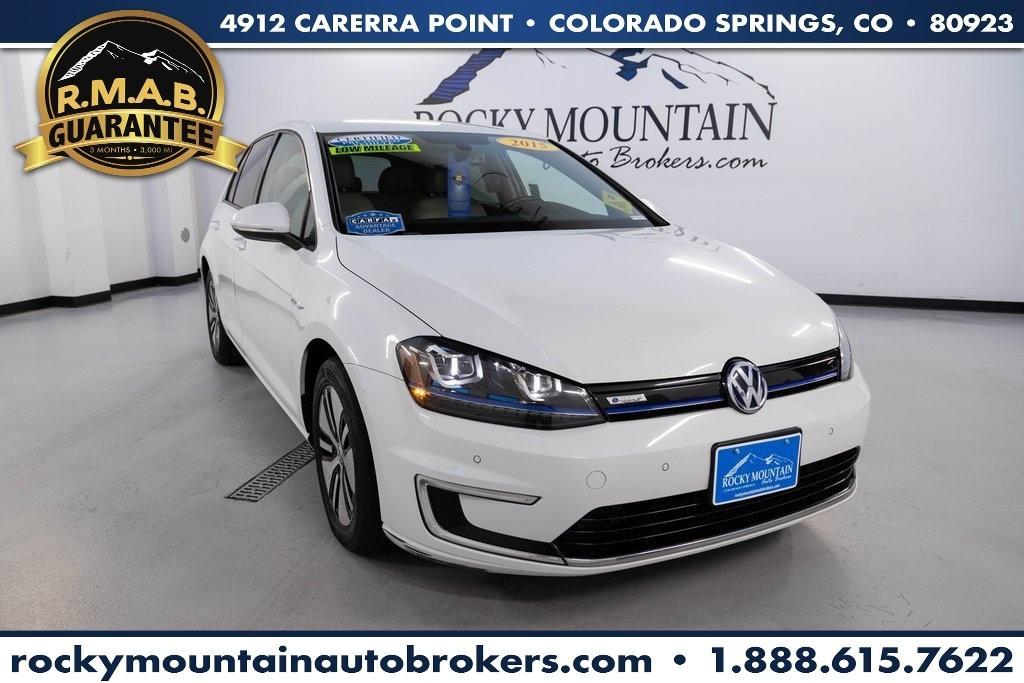 used 2015 Volkswagen e-Golf car, priced at $10,499