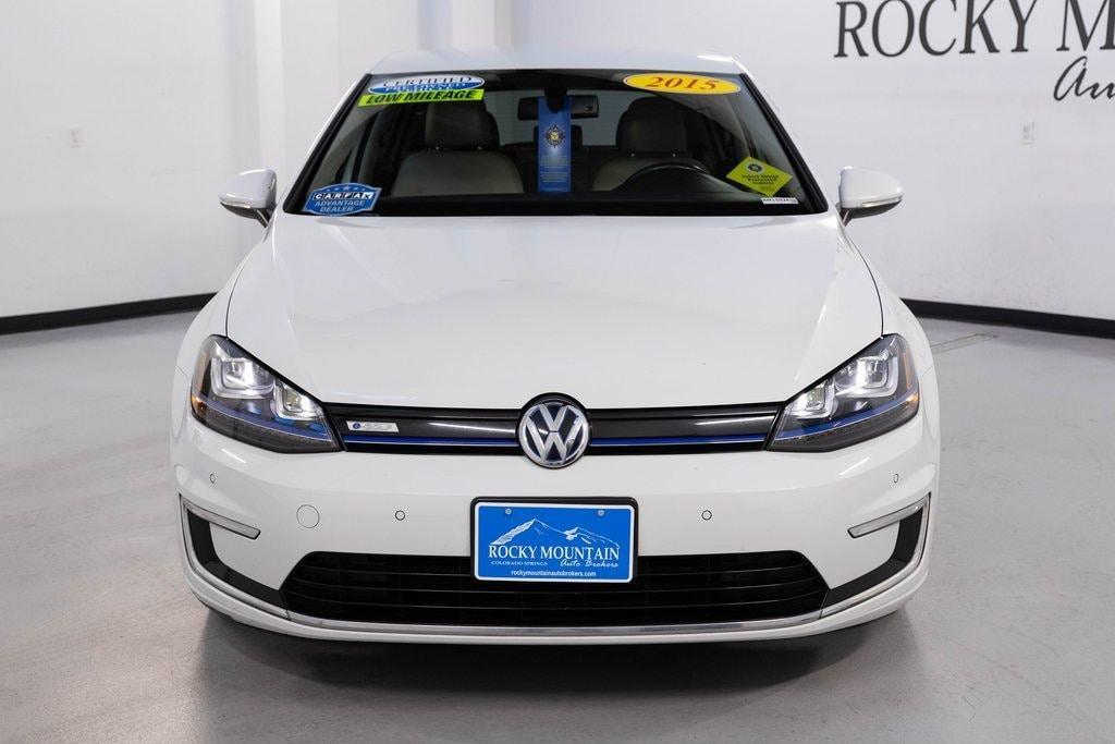 used 2015 Volkswagen e-Golf car, priced at $10,499