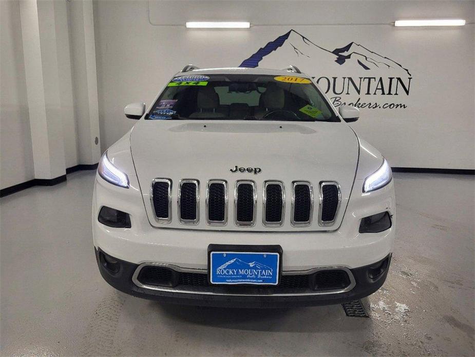 used 2017 Jeep Cherokee car, priced at $17,345