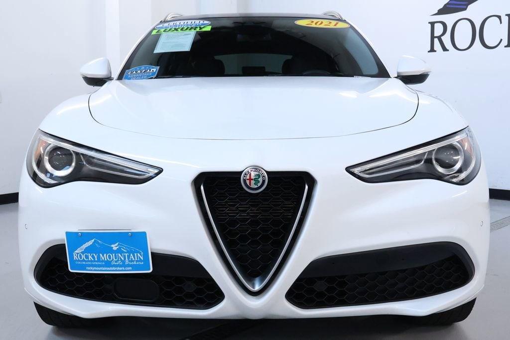 used 2021 Alfa Romeo Stelvio car, priced at $22,248