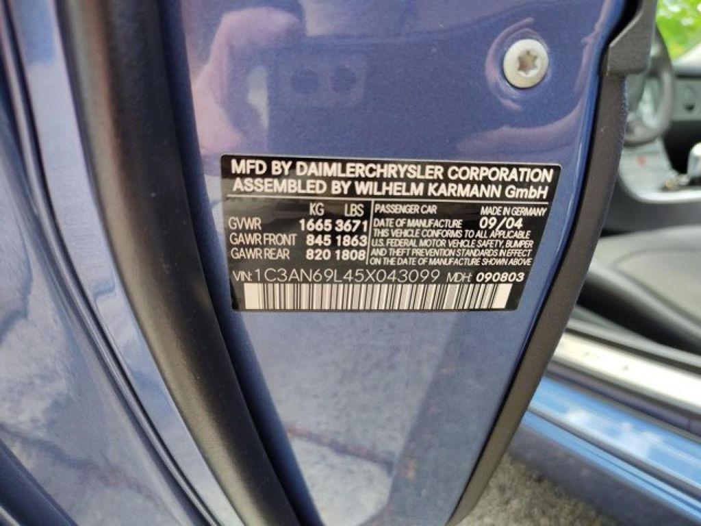 used 2005 Chrysler Crossfire car, priced at $13,995