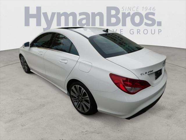 used 2019 Mercedes-Benz CLA 250 car, priced at $24,495