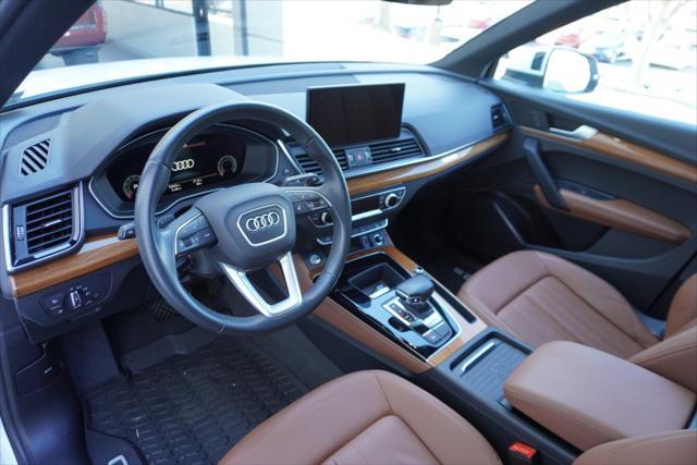 used 2021 Audi Q5 car, priced at $33,495