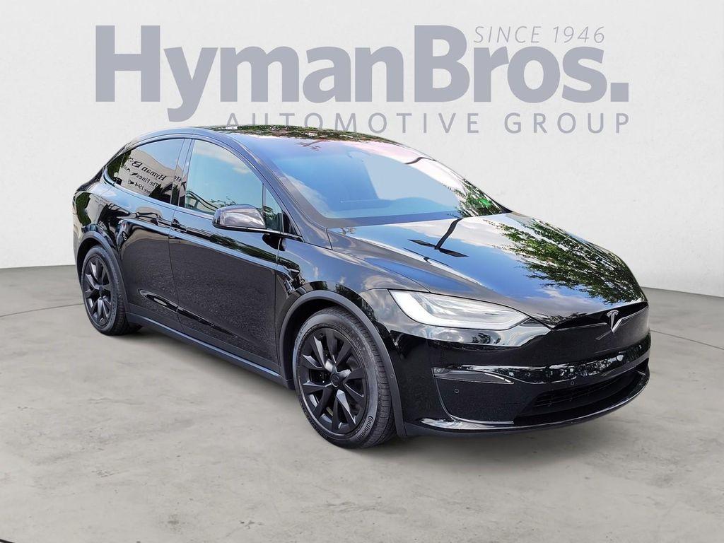 used 2023 Tesla Model X car, priced at $54,995