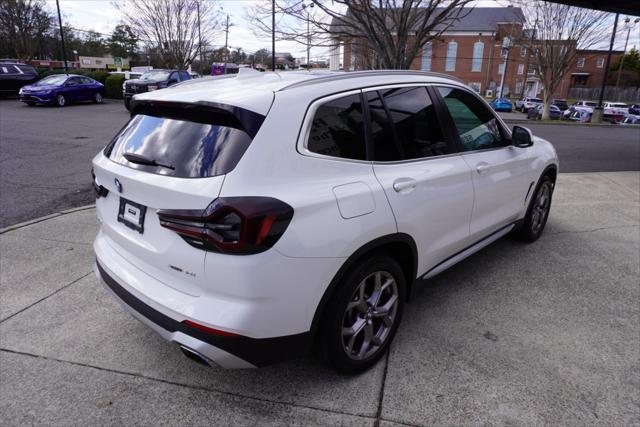 used 2022 BMW X3 car, priced at $37,995