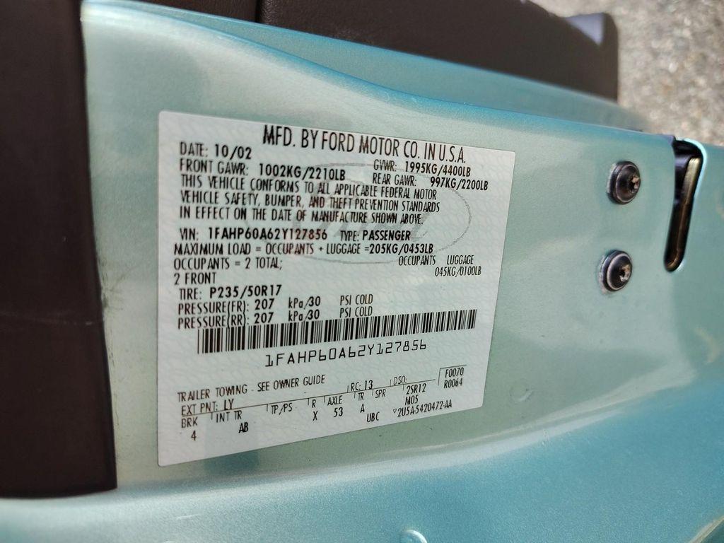 used 2002 Ford Thunderbird car, priced at $18,995