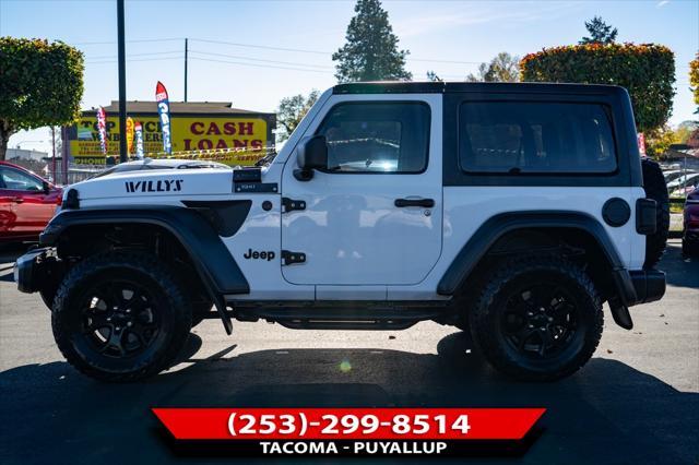 used 2020 Jeep Wrangler car, priced at $27,498