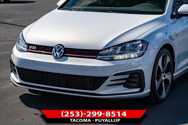 used 2018 Volkswagen Golf GTI car, priced at $20,991