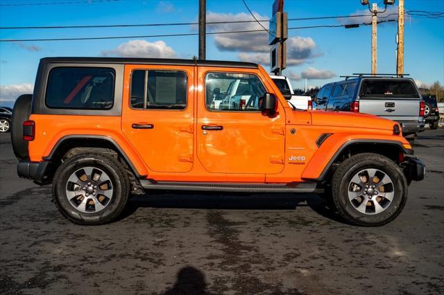 used 2018 Jeep Wrangler Unlimited car, priced at $31,497