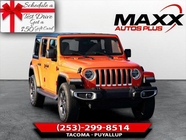 used 2018 Jeep Wrangler Unlimited car, priced at $31,497