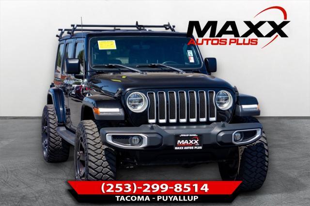 used 2018 Jeep Wrangler Unlimited car, priced at $28,987