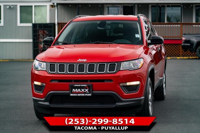 used 2021 Jeep Compass car, priced at $22,498