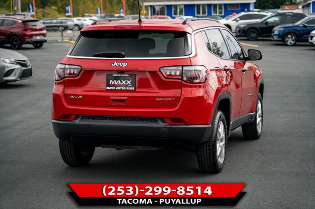 used 2021 Jeep Compass car, priced at $22,498