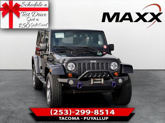 used 2013 Jeep Wrangler Unlimited car, priced at $17,498