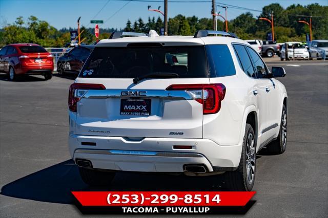 used 2022 GMC Acadia car, priced at $36,998