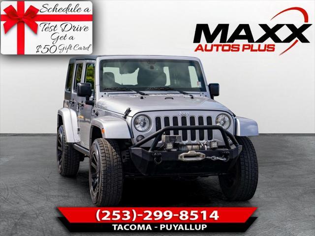 used 2016 Jeep Wrangler Unlimited car, priced at $24,487