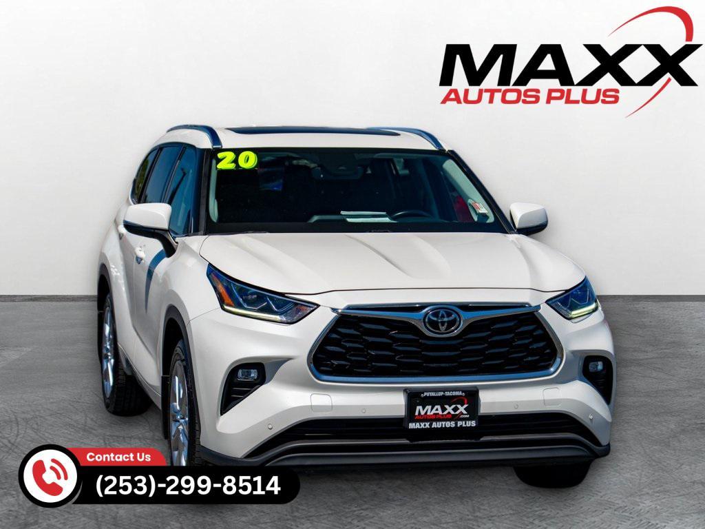 used 2020 Toyota Highlander car, priced at $29,497