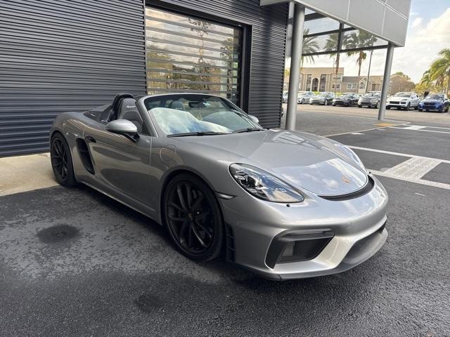 used 2021 Porsche 718 Spyder car, priced at $123,995