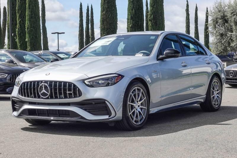 new 2024 Mercedes-Benz AMG C 43 car, priced at $68,010