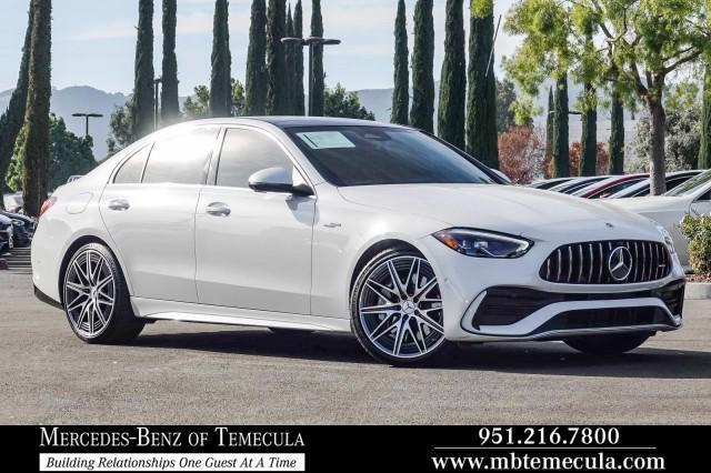 used 2023 Mercedes-Benz AMG C 43 car, priced at $53,994